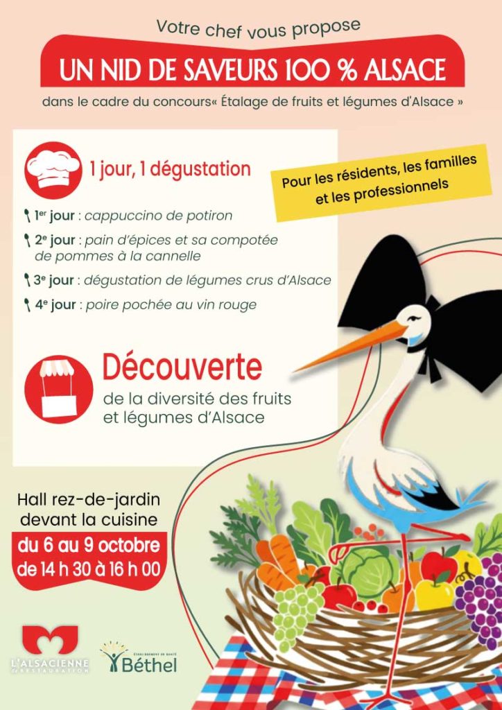 Cours étalage fruits et légumes d'Alsace